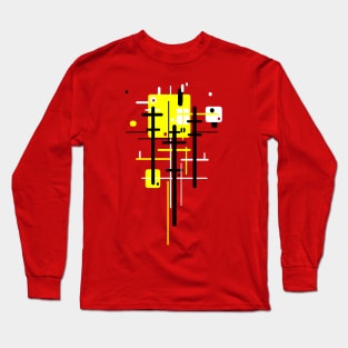 Bauhaus architecture pattern Long Sleeve T-Shirt